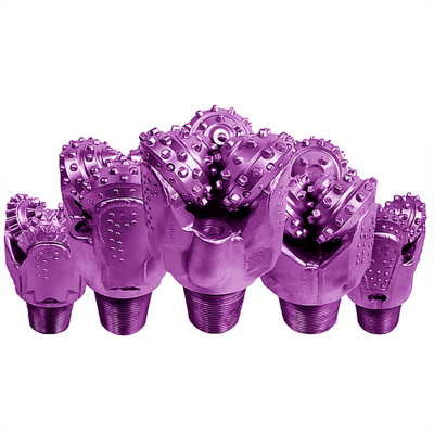 Mũi khoan đá kim cương, bit con lăn ba nón niêm phong cao su cho ngành dầu khí