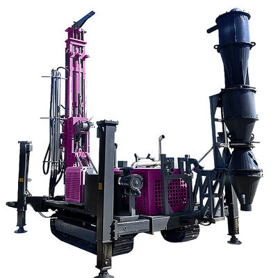 Giàn khoan bánh xích công suất 129KW, Máy khoan tuần hoàn ngược RC, Giàn khoan địa chất khoan lõi