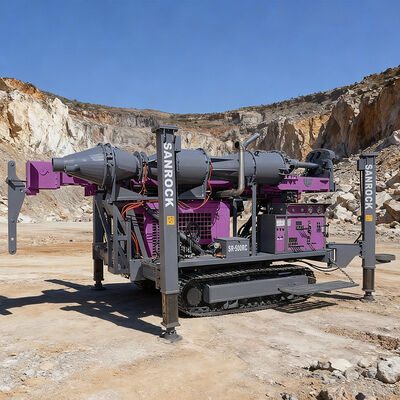 Máy khoan lõi đá Khảo sát khai thác khoan khoan đảo ngược lưu thông Crawler khoan khoan