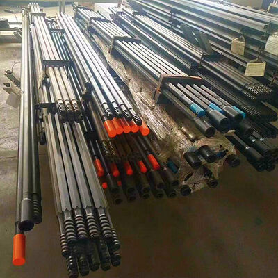Heavy Duty Extension Rod T45 3660mm Mining Machine Parts Threaded Drill Pipe