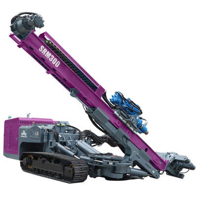 Giàn khoan DTH Crawler sâu 150m Giàn khoan thủy lực khoan lỗ khoan Máy khoan khai thác mỏ diesel