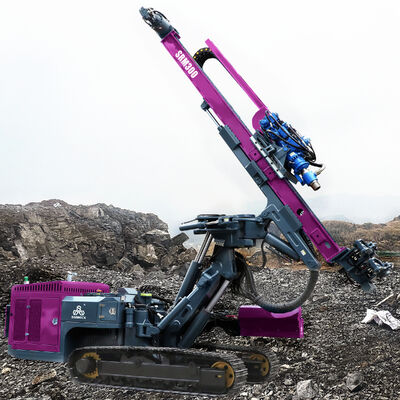 Giàn khoan búa khoan DTH thủy lực Thiết bị khoan lỗ khoan bề mặt Giàn khoan DTH di động