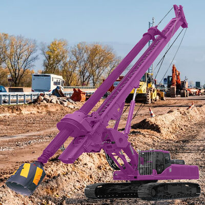 Máy khoan lỗ quay cao độ chính xác cao 15m Độ sâu Máy khoan quay thủy lực