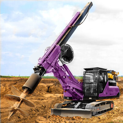 Impact Rotary Drill Rig Infrastructure Projects Construction Machine Mobile Drilling Rig