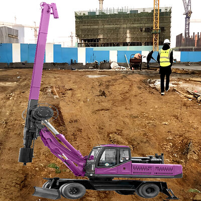 Máy khoan lỗ khoan xoay chạy dầu diesel 110kw cho công trình xây dựng