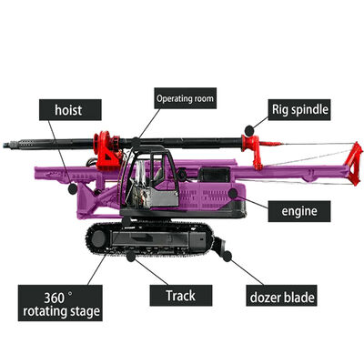 Rotary Drilling Rig Bridge Piers Pile Foundation Machinery Hydraulic Auger Drilling Machine