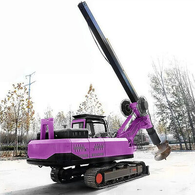 Rotary Drilling Rig Borehole Depth 20m Highway Municipal Construction Drilling Equipment Portable Drilling Rig