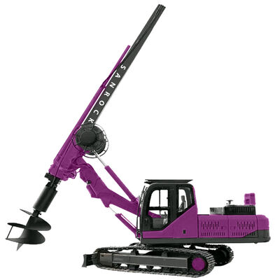 Máy đóng đống quay Cơ sở hạ tầng xây dựng Máy xây dựng Máy khoan quay di động