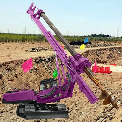 Máy đóng đống quay Cơ sở hạ tầng xây dựng Máy xây dựng Máy khoan quay di động