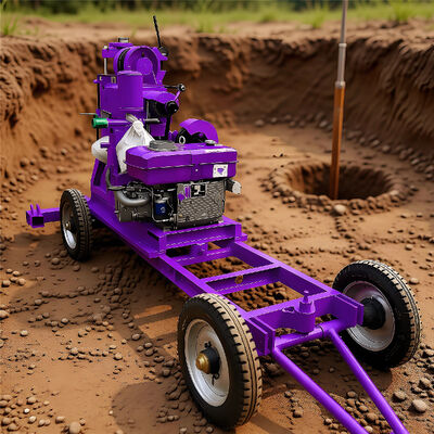 Trailer Core Drilling Rig Reliable Subsurface Sampling Drilling Machine Diamond Core Drilling Rig Manufacturer  