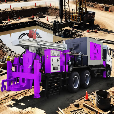Máy khoan giếng nước đa chức năng Máy khoan giếng địa nhiệt Máy khoan giếng nước nhà cung cấp