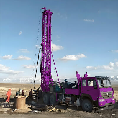 Máy khoan giếng nước có máy bơm bùn Máy khoan nước tưới tiêu nông nghiệp sâu 400 mét