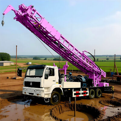 Máy khoan giếng nước có máy bơm bùn Máy khoan nước tưới tiêu nông nghiệp sâu 400 mét