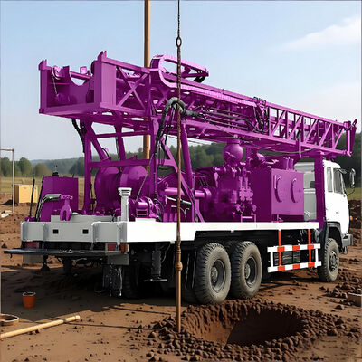 Máy khoan giếng nước có máy bơm bùn Máy khoan nước tưới tiêu nông nghiệp sâu 400 mét