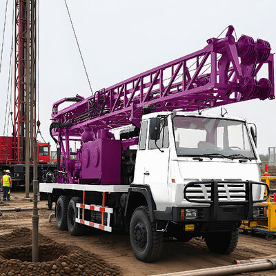 Ground Water Well Drilling Equipment Robust Performance Truck Mounted Water Well Drilling Rig Machine