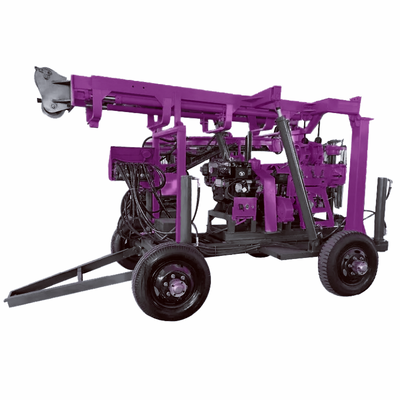 Vertical Rotation Hydraulic Core Drilling Rig Rock And Soil Sampling Drilling Machine Deep Core Drill Rig