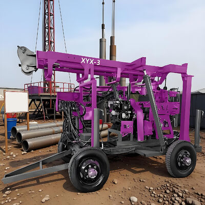 XYX-3 Water Well And Core Drilling Rig 75-300mm Hole Diameter Core Sampling Drilling Rig Machine