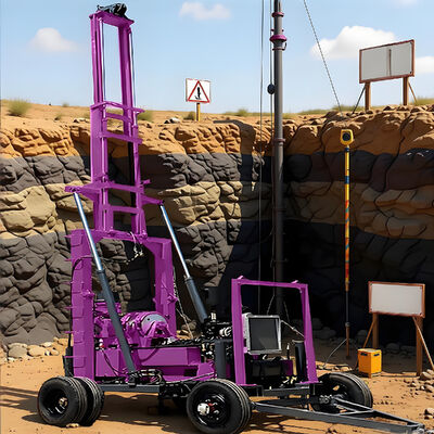 XYX-3 Water Well And Core Drilling Rig 75-300mm Hole Diameter Core Sampling Drilling Rig Machine