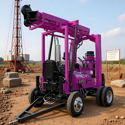 Gold Copper Mining Core Drill Rig Portable Drilling Machine Full Hydraulic Core Drilling Rig For Sale