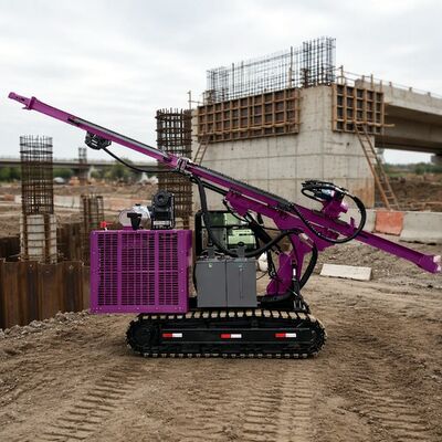 Pile Driving Machine Resistant High Temperature Environments Hole Diameter 90-400mm Hydraulic Pile Driver